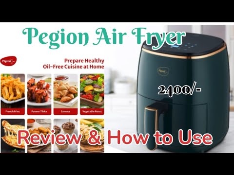 Pegion Air Fryer Unboxing & Review | How to use Pegion air fryer | Air fryer under 2500