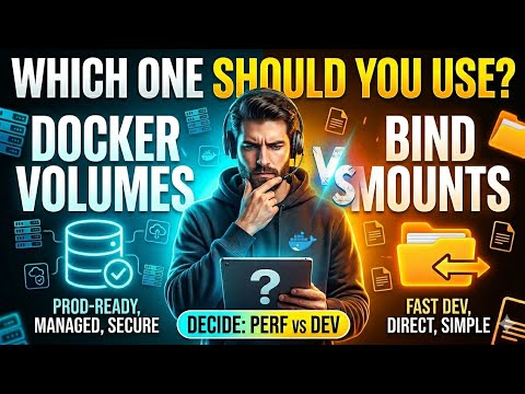 Docker Volumes vs Bind Mounts: Which One Should You Use