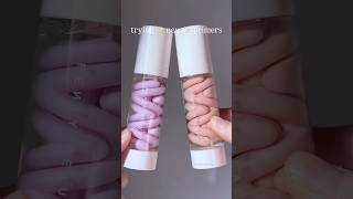 ✨ glowy vs matte primers ✨Fenty Beauty Grip Trip Plumping and Blurring Primers #makeup #fentybeauty