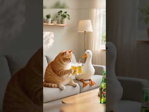 🐱🦆💀Booze, Sleep, and Danger: The Deadly Price of Forgetting Your Predator 🦆🥃😱|@sati-007