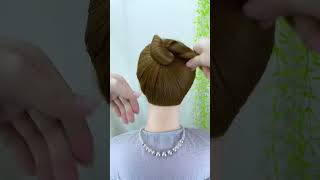 High head hair fluffy tips #Elegant and feminine hairstyle#077