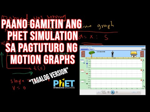 How to use Phet Simulation in Teaching Motion Graphs in Science High School (Tagalog Version)