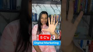 5 C’s of DIGITAL MARKETING ✅ follow @tejashri_bhutada #onlinemarketing #shorts