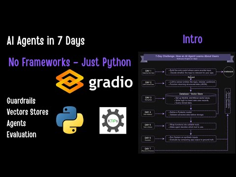 AI Agents + Guardrails + Vector Databases + App Evaluation | 7 Day Coding Challenge Intro