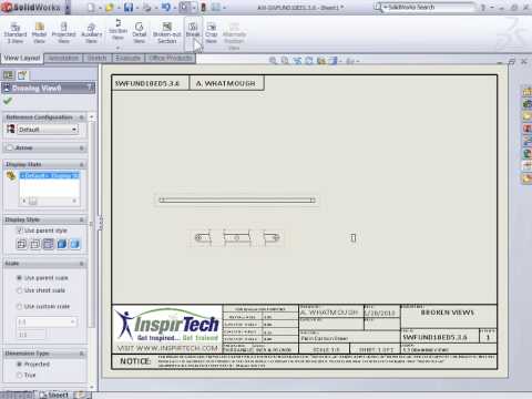 SolidWorks Broken Views by Inspirtech