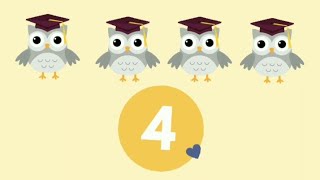 Easy counting for kids|Concept of 4|Learn counting with objects|Preschool|Pre-Nursery|Kindergarten