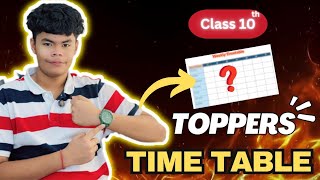 AIR1 Aarav Malhotra's| Topper’s Timetable to Score 100% |Class 10th boards