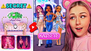 REACTING To INSANE DTI SHORTS w/ "SECRET" ITEMS & Valentines UPDATE! | ROBLOX Dress to Impress