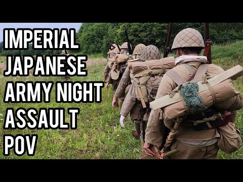 Japanese POV: WW2 Pacific Night Assault Reenactment
