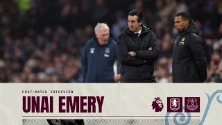 "We must accept it" | Unai Emery on defeat to Everton 🗣️
