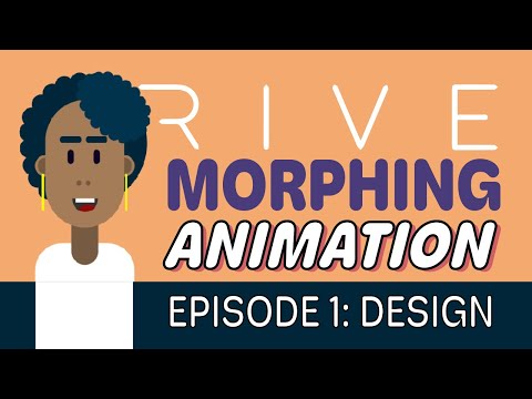 Rive morphing Animation course - Episode 1: Design