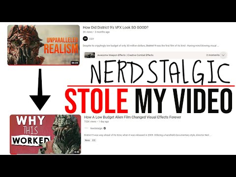 Nerdstalgic STOLE my video - What Can I do??