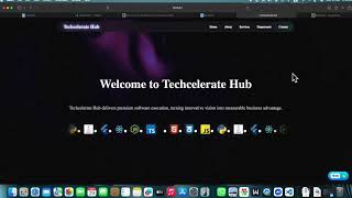 Create a Tech company website #tech #website #create