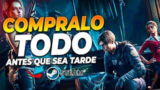 ¡CORRE! Todos los RE al 72% de DESCUENTO en STEAM, más de 60 Juegos GRANDES en OFERTA!