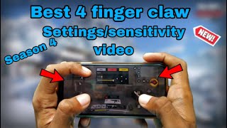 Best Claw Control Settings/Sensitivity video/season 4/COD Mobile/IOS Gameplay