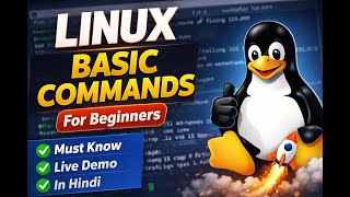 Linux Basic Commands for Beginners | Linux Tutorial in Hindi