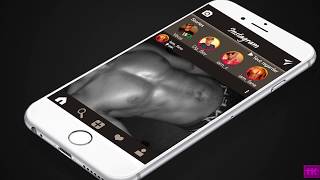 HOW TO CREATE INSTAGRAM  DARK MODE DESIGN IN PHOTOSHOP