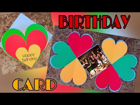 Beautiful birthday card | easy and beautiful birthday card