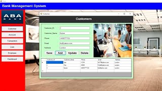 C# Full Project (Bank Management System) with Source Code