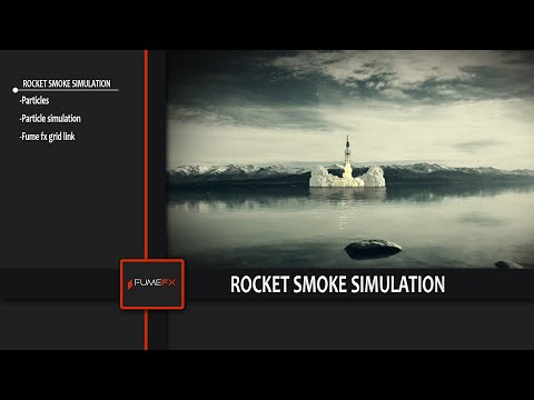 Rocket smoke simulation | Fume Fx | 3ds max