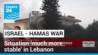 Israel-Lebanon cross-border strikes: Situation 'much more stable' • FRANCE 24 English