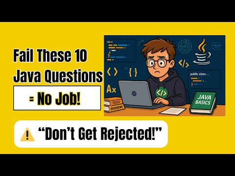 Top 10 Java Interview Questions and Answers for Freshers | Crack Your First Developer Job! #java