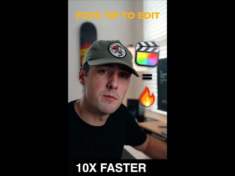 Try this and edit FASTER in Final Cut Pro