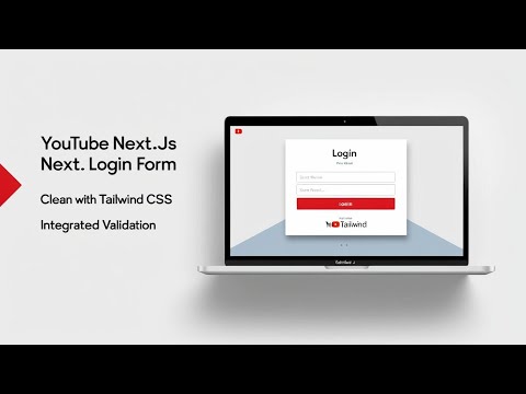 Next.js Login Form with Tailwind CSS & Validation | Step-by-Step Tutorial