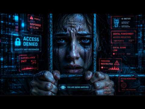 Dark Melodic Techno - Digital Coercion (London 1984 Reality - Lyric Video) 🎛️