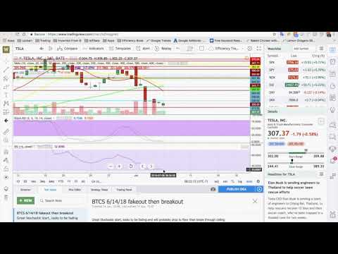 EfficiencyTrader.com TSLA Trade 7 6 18
