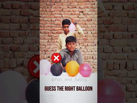 Guess The Right Balloon Game