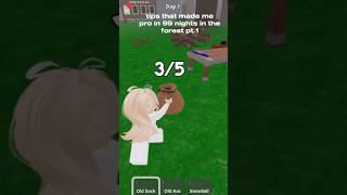 how to be pro in 99 nights in the forest #99nightintheforest #roblox99nightsintheforest #roblox
