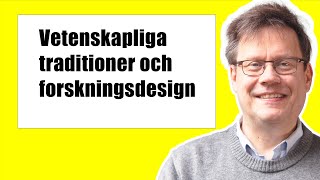Metodologi! Metodansatser inom olika forskningstraditioner Del 1: Beskrivningar