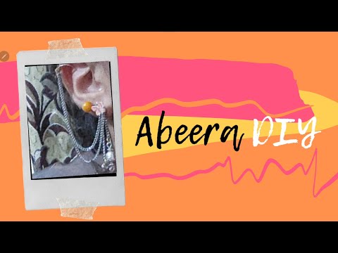 Making cool earrings || Abeera DIY