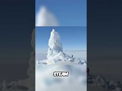 Mount Erebus: The Active Volcano Ice Towers of Antarctica #shorts