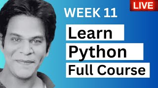Week 11 : Python Live Session