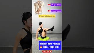 "Do These 5 Moves Daily for Flat Abs Fast!🔥 (No Gym Needed)"#shorts #viralshorts #trending #ytshorts