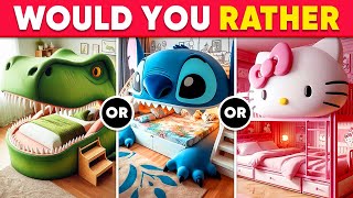 Would You Rather...? Build Your Dream House 🏠🌈💞 Quiz Dino