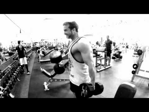 Michael Olivares at the Gym.