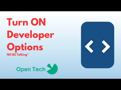 How to Turn ON the Developer Options  #developer #android