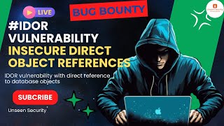 LIVE  IDOR Vulnerability Explain and Find a bug | Live bug bounty | IDOR Poc  | Unseen Security live