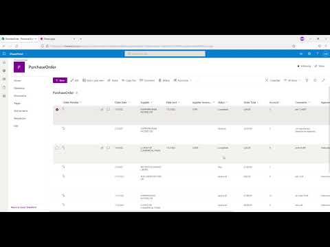 PowerApps Dashbord with SharePoint List