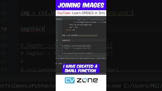 Joining Images using OpenCV