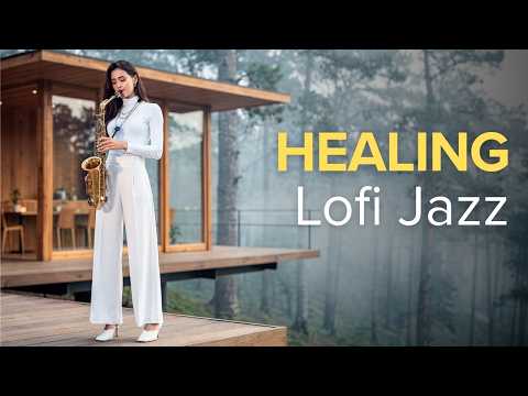 Healing Lofi Jazz 🎷 Saxophone & Rhodes Piano for Inner Peace | Forest Cafe Music