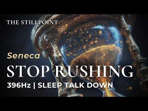 Stop waiting for "some day". The Art of Time : Seneca | 396Hz Sleep Talk Down