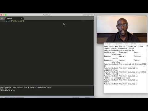 DS101: Coding Python using Sublime text