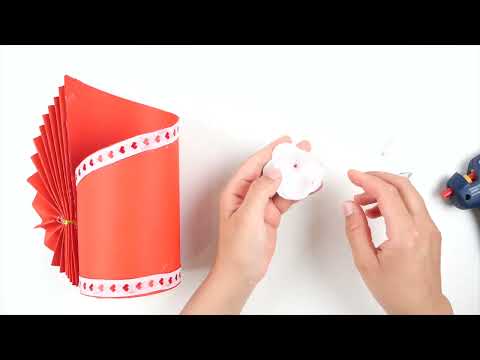 How to make a gift wrap using colored papers   Paper Crafts