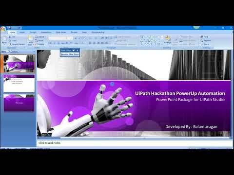 Uipath PowerPoint Activities