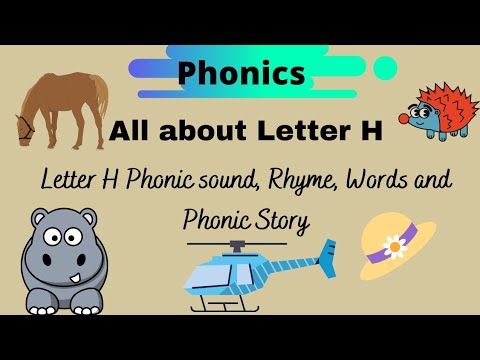 letter H Sound |Letter H Rhyme |Letter H Phonic Story |Phonics letter sound |Home Schooling