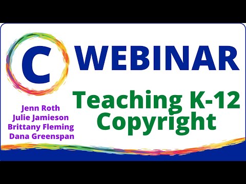 Teaching Copyright K-12: Ready to go and it's all FREE!